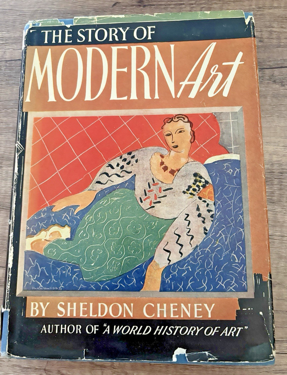 The Story of Modern Art by Sheldon Cheney 1950 1st Ed 5th print Vintage Book